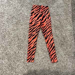 Cincinnati bengals Tiger Stripe Leggings - Orange and Black